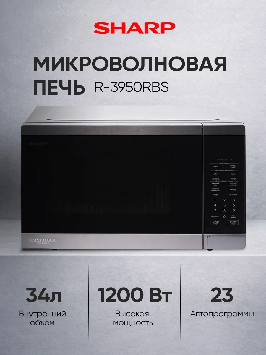 Микроволновая печь R-3950RBS